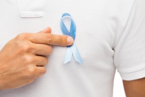 man with prostate cancer ribbon
